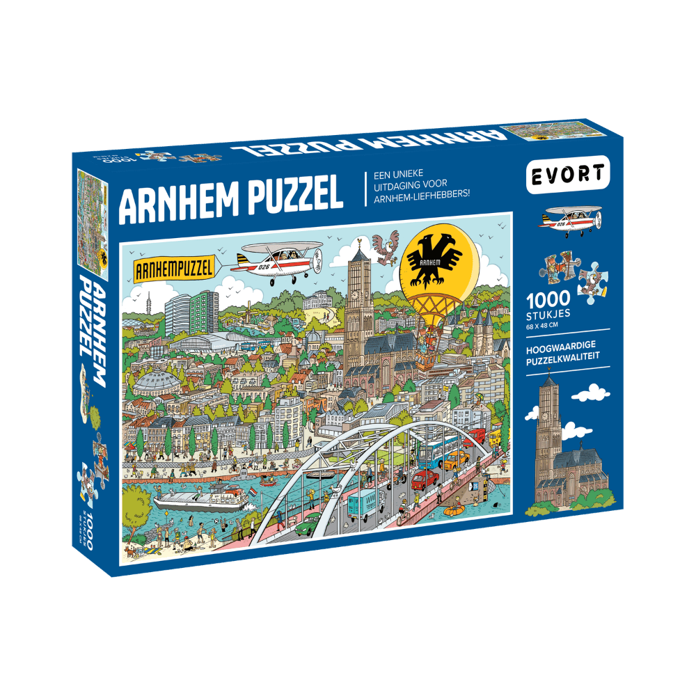 Arnhem puzzel cartoon legpuzzel