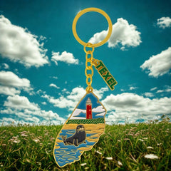 Texel eiland sleutelhanger souvenir