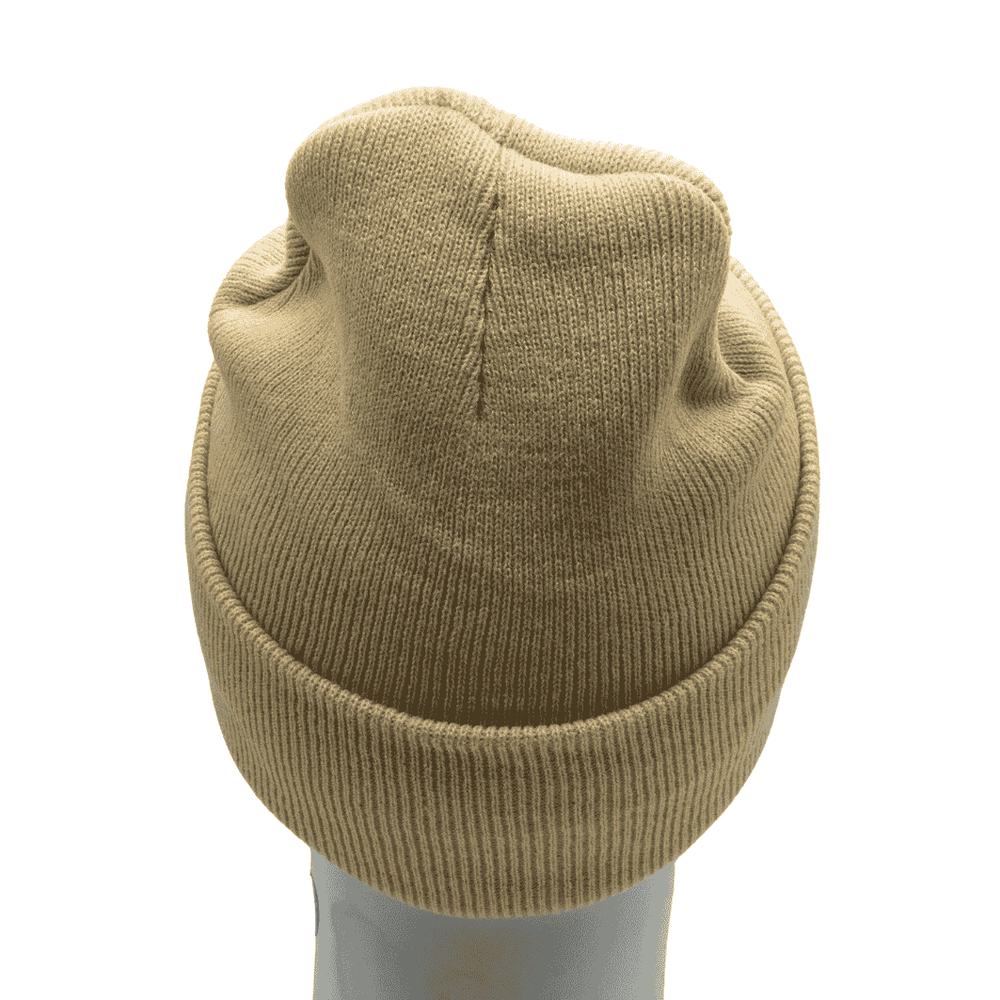 Texel muts beige beanie achterkant
