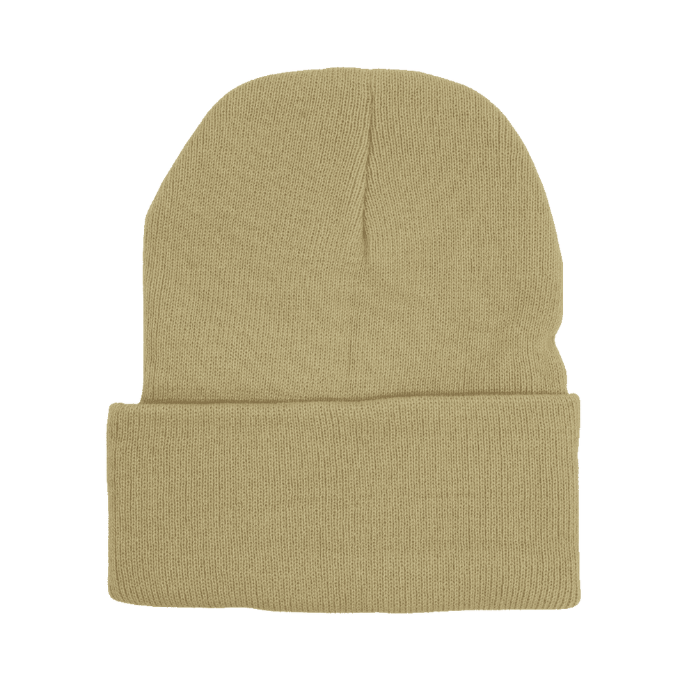 Texel muts beige beanie achterkant 1