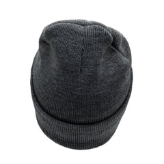 Texel muts grijs beanie achterkant
