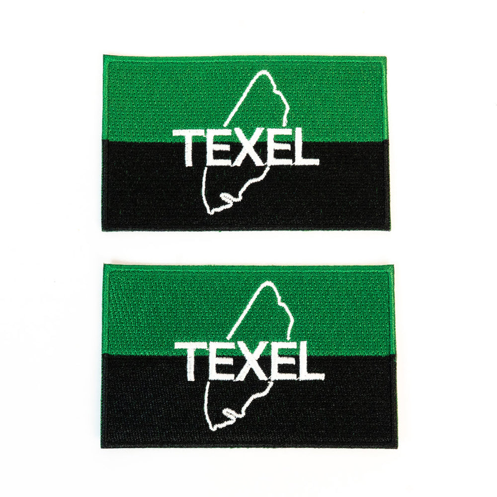 Texel vlag patch geborduurd 5,5 cm x 9 cm 4